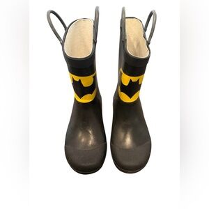 Western Chief Batman kids black rain boots size 11/12